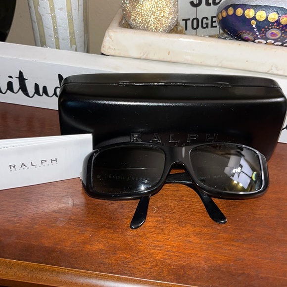 Ralph Lauren Accessories - RALPH LAUREN Black Unisex Prescription Sunglasses Style 8040 size 55-16-0